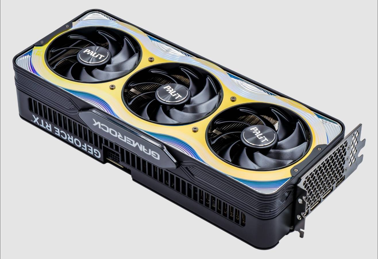 A Palit GeForce RTX 5090 GameRock graphics card